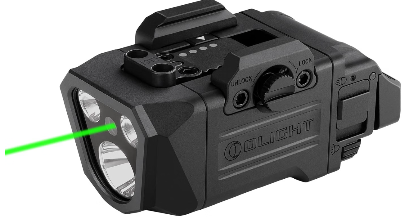 Olight PL X GL Tactical Weapon Light, Dual Beam w/Green Laser - $134.99 w/code "PPTPLX"
