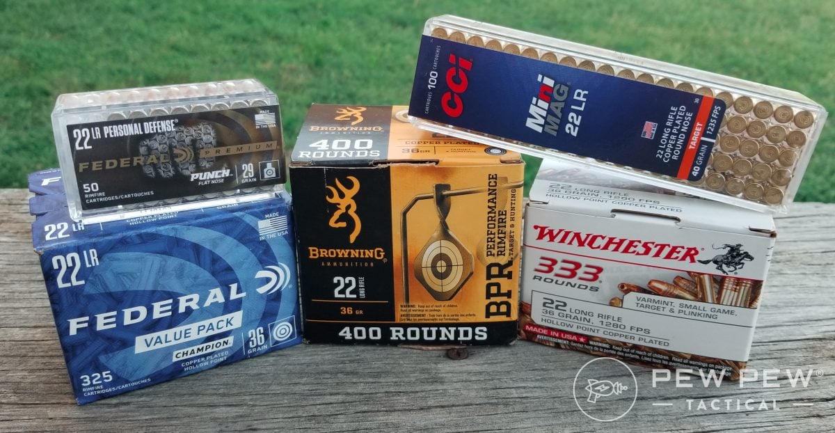 S&W 617 .22LR Test Ammo