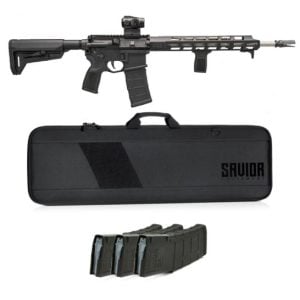 Sig Sauer M400 Tread 5.56 NATO 16″ AR-15, Sig ROMEO MSR red dot, Savior rifle bag, 3 mags – $999.99 image