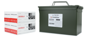 Pew Pew Exclusive Bundle Hyperion Munitions Veteran Ammo .300 Blackout 150 GR FMJ, 200rds + Ammo Can – $123.49 w/code “PEWPEW5P” image