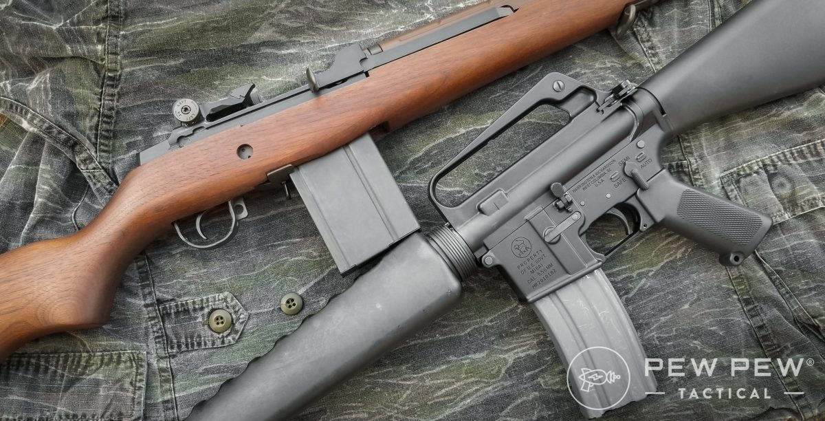 H&R M16A1 and Springfield M1A