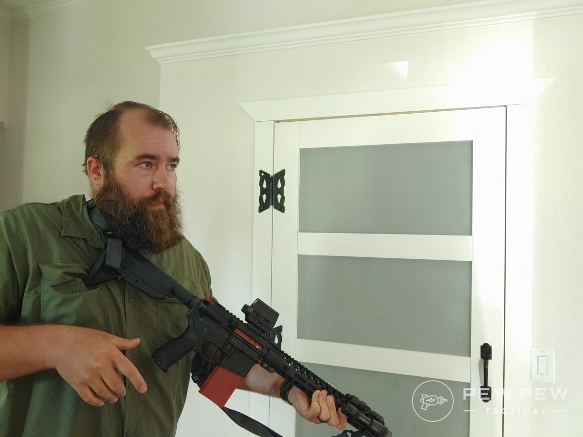 Travis dry fire with the Mantis Blackbeard