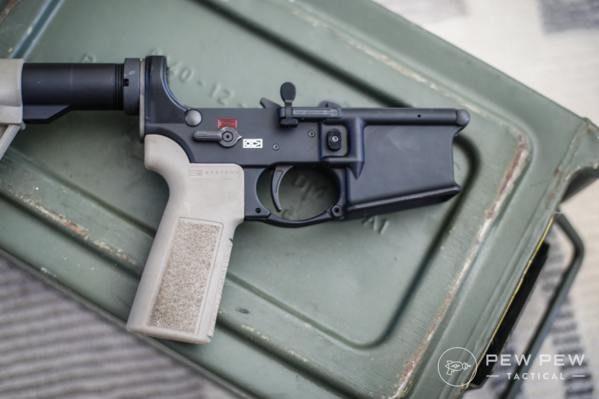 LMT MARS-L AR-15 Lower Receiver left