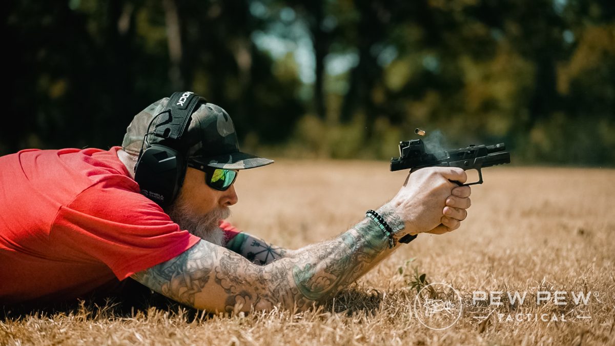 Beretta APX A1 Ported shoot prone