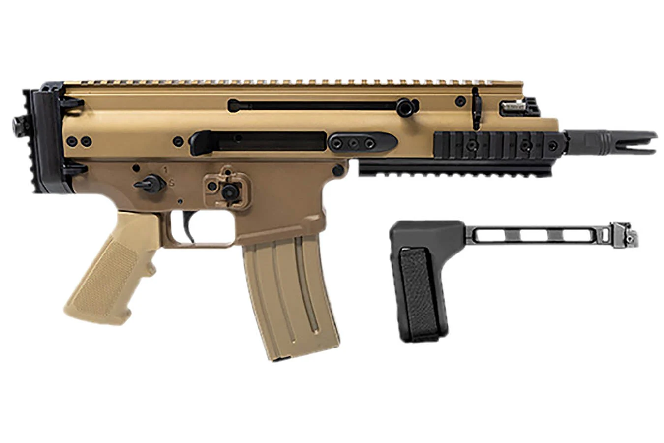 FN SCAR 15P 5.56 NATO semi-auto pistol w/SB Tactical Brace - $1,799.99 (Free Shipping)